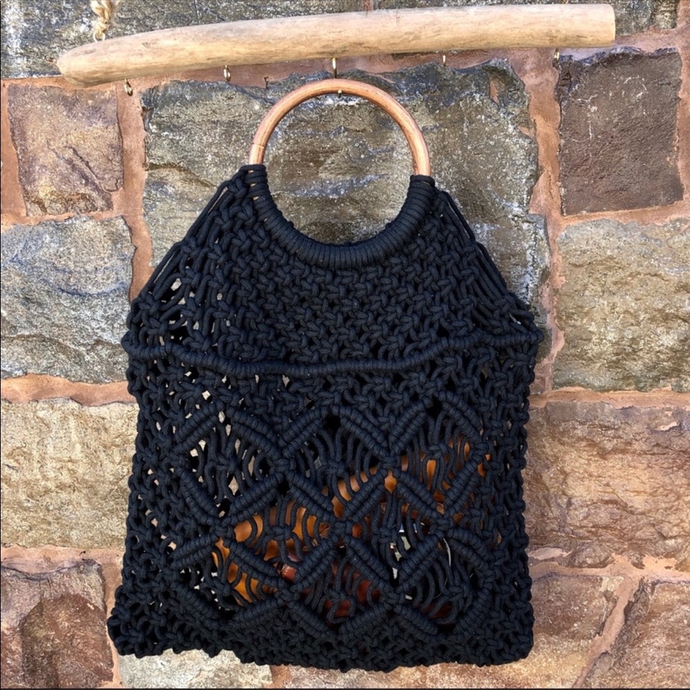 Macrame Boho handwoven bag, beautiful!
